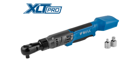 Аккум. угловая трещотка (гайковерт) BULL CRW 9020 в кор. XLTpro SOLO 90 Нм, 0-200 об/мин., LED