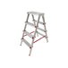 Лестница-стремянка алюм. двухсторонняя 88 см 4 ступ. 3,4кг PRO STARTUL (ST9941-04)