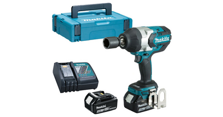 Аккум. ударный гайковерт MAKITA LXT DTW 1001 RTJ в кейсе