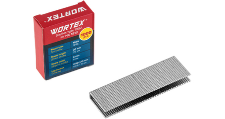 Скобы тип 19GA 20 мм WORTEX (1000 шт.) для NG 1830