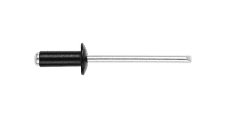 Заклепка вытяжная 4.0х10 мм алюминий/сталь, RAL 9017 (20000 шт в коробе) STARFIX