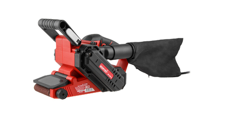 Ленточная шлифмашина WORTEX LX SB 7507 E в кор. 750 Вт, лента 76х457 мм, откидной носик.