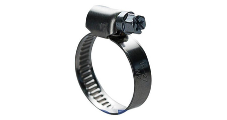 Хомут червячный 10-16 мм, нерж.сталь (W2), DIN 3017 (5 шт в зип-локе) STARFIX