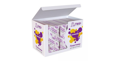 Пластины от комаров без запаха, для всей семьи, 10 шт., HELP