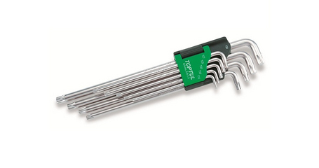 Набор ключей Torx T10-Т50 9шт экстра-длин. TOPTUL