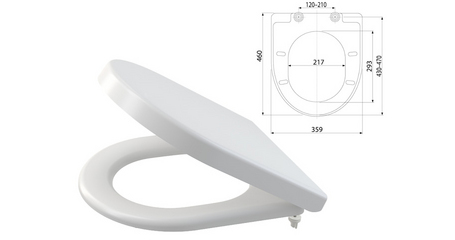 Сиденье для унитаза Softclose, Alcaplast