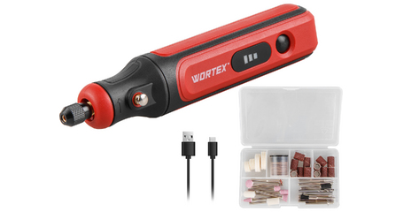 Аккум. гравер WORTEX MG 1415 ELi в кор.+ аксессуары