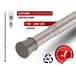 Карниз раздвижной алюминиевый 2,0 м, сатиновый никель, PERFECTO LINEA