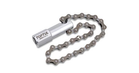 Съемник масляных фильтров цепной d120мм TOPTUL