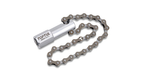 Съемник масляных фильтров цепной d120мм TOPTUL