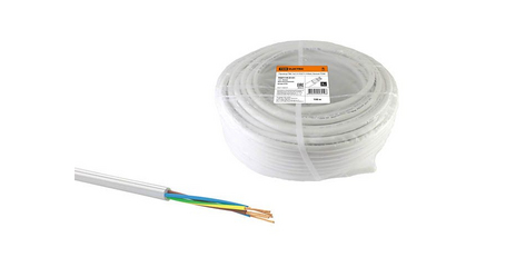 Провод ПВС 5х1,5 (бухта 100м) Б TDM