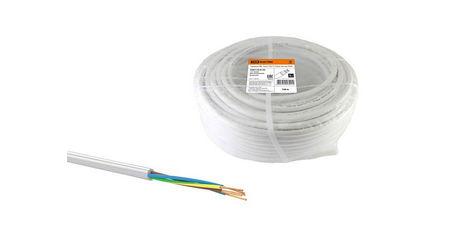 Провод ПВС 5х2,5 (бухта 100м) Б TDM
