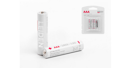 Батарейка AAA LR03 1,5V alkaline 4шт. LEIDEN ELECTRIC