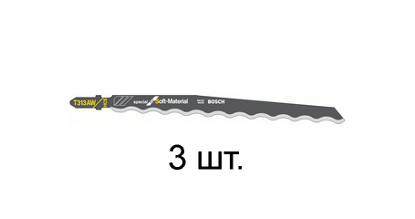 Пилка лобз. по мягким матер. T313AW (3 шт.) BOSCH