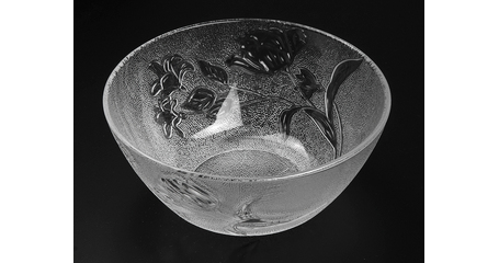 Салатник стеклянный, круглый, 175 мм, FLORA (Флора), PERFECTO LINEA
