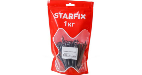 Гвозди строительные 3.0х80 мм ГОСТ 4028-63 (1 кг в дой-паке) STARFIX