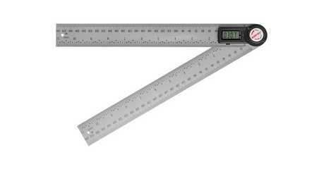 Угломер-линейка электронный WORTEX DAR 3000 в кор. +-0,2°, 300 мм