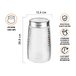 Банка для сыпучих продуктов стеклянная Ажур (Azhur) 1600 мл, PERFECTO LINEA