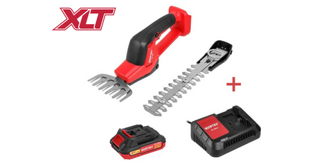 Аккум. ножницы садовые WORTEX SG 1820 в кор. + насадка-кусторез ALL1 XLT SET