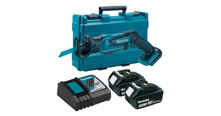 Аккум. сабельная пила MAKITA LXT DJR 183 RFE в кейсе
