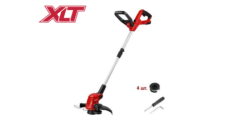 Триммер аккум. WORTEX TB 3018 ALL1 XLT SOLO 18В, шир.скаш.300 мм, полуавт.головка, леска 1.6 мм