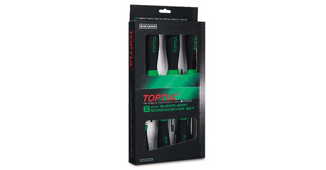Набор отверток 6шт TORX (T10,15,20,25,30,40) TOPTUL