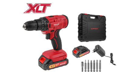 Аккум. дрель-шуруповерт WORTEX LX BD 1820 Li в чем. ALL1 XLT, 18 В, 30 Н*м, 2х2 А*ч, БЗП 10 мм