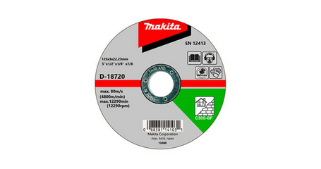 Круг отрезной  125х3х22,23 для кирпича/камня плоский С30S, MAKITA