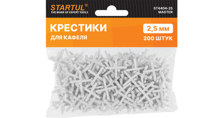 Крестики д/кафеля 2,5мм 200шт STARTUL MASTER (ST4404-25)