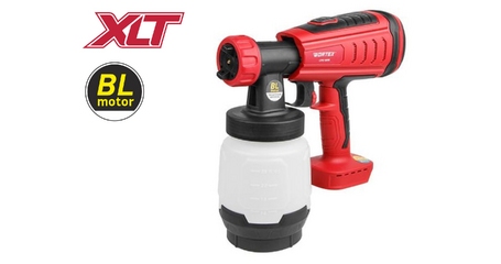 Аккум. краскораспылитель WORTEX CPS 1808 в кор. ALL1 XLT SOLO БЕСЩЁТ.ДВИГ., 18В, 1000 мл/мин, 0.8 л