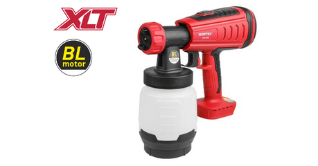 Аккум. краскораспылитель WORTEX CPS 1808 в кор. ALL1 XLT SOLO БЕСЩЁТ.ДВИГ., 18В, 1000 мл/мин, 0.8 л