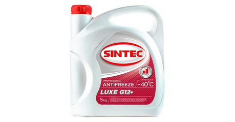 Антифриз Sintec-40 G12 plus Lux (красный) 5кг
