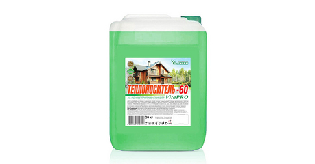 Теплоноситель Экотерм  VitaPro (-60С) кан. 20 кг., EcoTherm