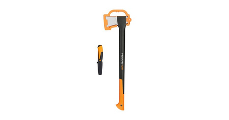 Топор-колун X21 FISKARS + нож универсальный (комплект)