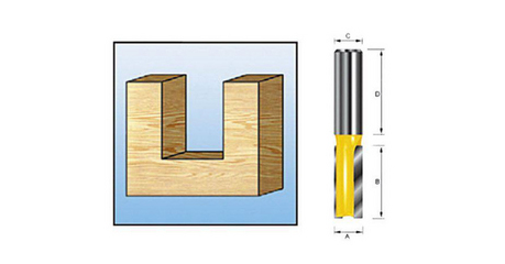 Фреза пазовая 5x12x8x32x2T MAKITA