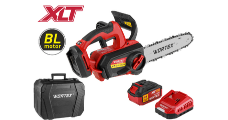 Аккум. пила цепная WORTEX CEC 2518-3 в чем. ALL1 XLT SET БЕСЩЕТ., 18 В, 25.4 см