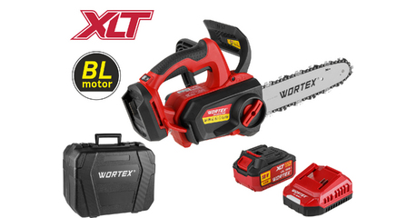 Аккум. пила цепная WORTEX CEC 2518-3 в чем. ALL1 XLT SET БЕСЩЕТ., 18 В, 25.4 см