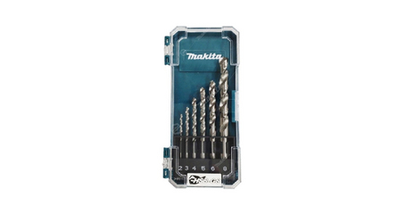 Набор сверл по металлу ц/х, HSS-G, D-78346 комплект из 6 шт MAKITA