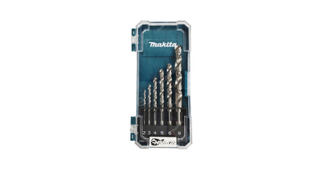 Набор сверл по металлу ц/х, HSS-G, D-78346 комплект из 6 шт MAKITA