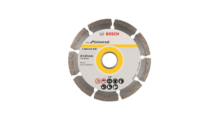 Алмазный круг 115х22 мм универс. сегмент. ECO UNIVERSAL BOSCH