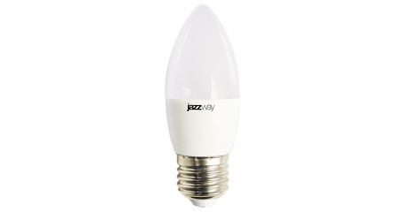 Лампа светодиодная C37 СВЕЧА 8Вт PLED-LX 220-240В Е27 3000К JAZZWAY