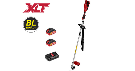 Триммер аккум. WORTEX TB 3036-1 ALL1 XLT SET БЕСЩЁТ.ДВИГ., 18В+18В, шир.скаш.340/255 мм леска/нож