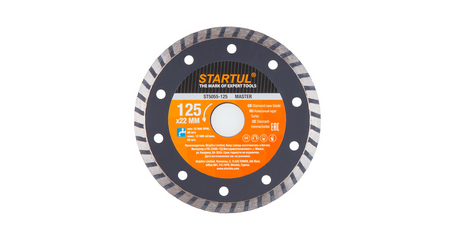Алмазный круг 125х22 мм универс. Turbo MASTER STARTUL