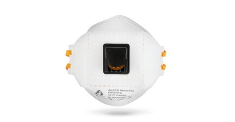 Респиратор JETA SAFETY JM-9332 складн. с клап. FFP3 (до 50 ПДК) (индивид. уп.)
