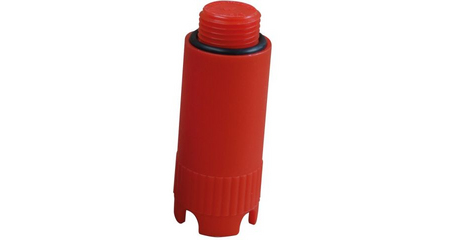Заглушка монтажная 1/2 красная, FV Plast