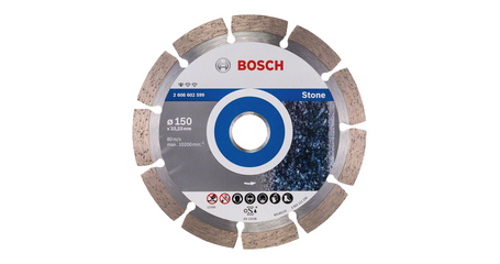 Алмазный круг 150х22 мм по камню сегмент. STANDARD FOR STONE BOSCH