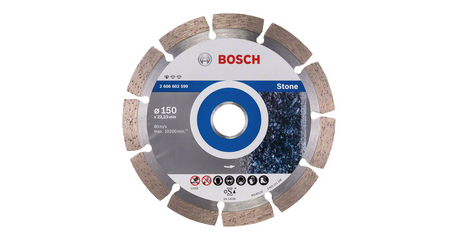 Алмазный круг 150х22 мм по камню сегмент. STANDARD FOR STONE BOSCH