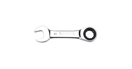 Ключ комбинированный  8мм с трещоткой  MINI TOPTUL
