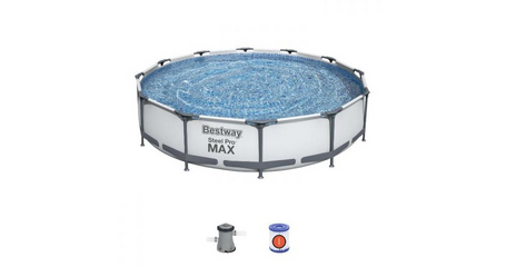 Каркасный бассейн Steel Pro MAX, 366 х 76 см, комплект, BESTWAY
