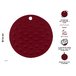 Коврик под горячее силиконовый, круглый, 17.5 х 0.2 см, BURGUNDY, PERFECTO LINEA
